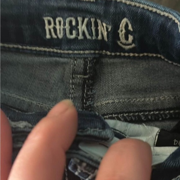 Girls size 4 Rockin C jeans - Picture 4 of 4